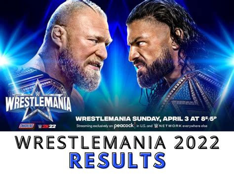 wrestlemania 2022 results|wrestlemania 2022 results day 2.